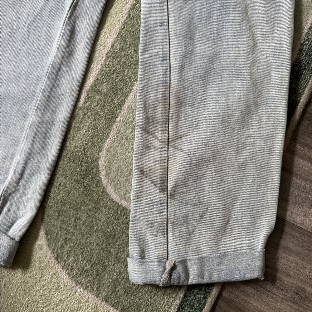 Chain-Embellished Light Blue Jeans - Picture 6 of 6